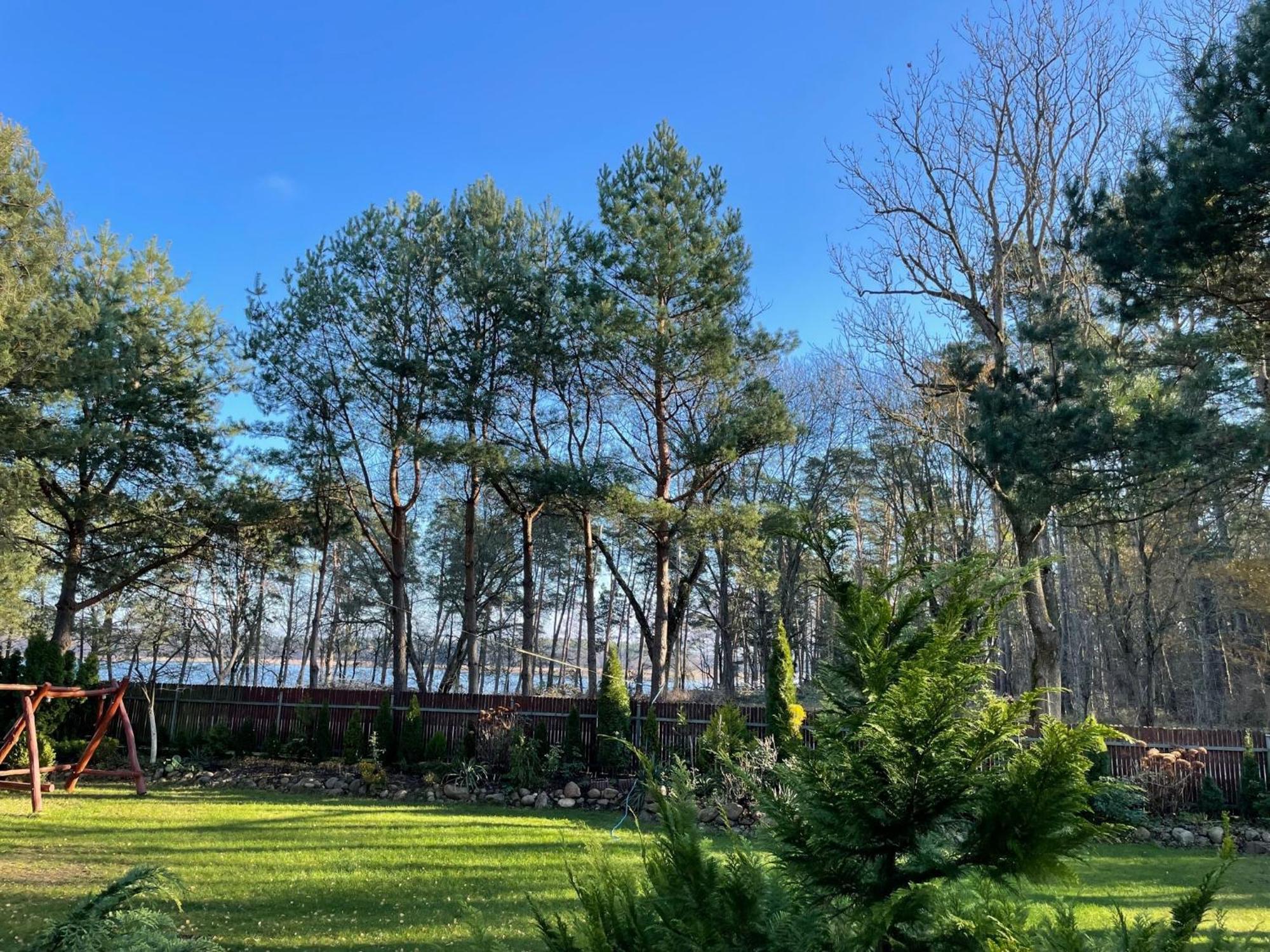 Dom Nad Jeziorem Mazury Pomost Segment 2 Giżycko Buitenkant foto